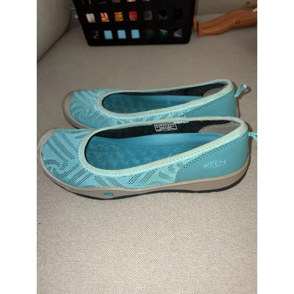 KEEN Women’s Blue Slip-On Breathable Mesh Casual Flats US 2 EU 34
